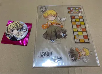 귀멸의 칼날 아가츠마 젠이츠 긴타코 아크릴 스탠드 막간화 캔뱃지