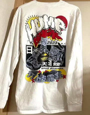 HUMP BACK 2023 타상 피로연 부도칸 롱 티셔츠 화이트