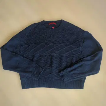 MAX&Co. 케이블 니트 네이비 14Y