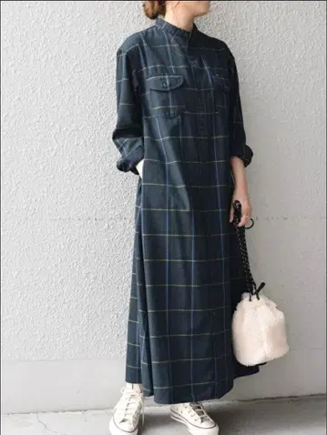 쉽스 lee 셔츠 원피스