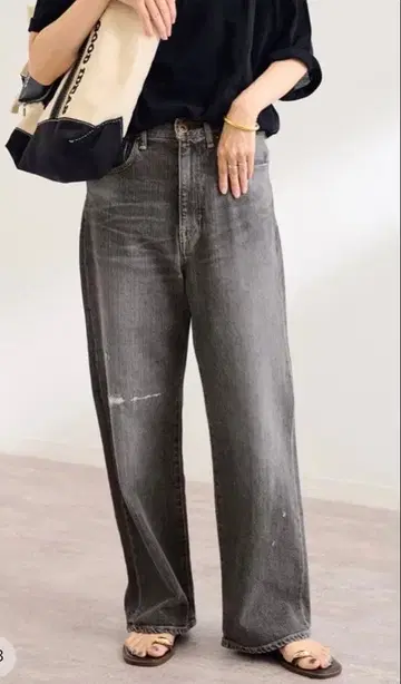 FRAMeWORK 데님 스트레이트 팬츠 2 그레이 40