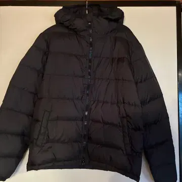 SOPHNET. 후드 부착 다운 자켓 블랙