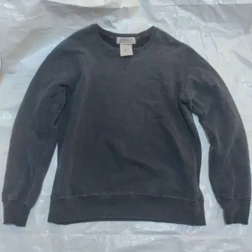 REMI RELIEF 레미 리프 데미지 가공 맨투맨 XL 블랙