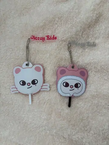 straykids skzoo 지니 레트 미니 부채 키링