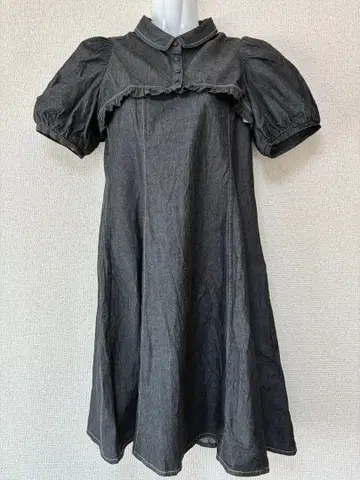 fint 인디고 염색 원피스 셋업