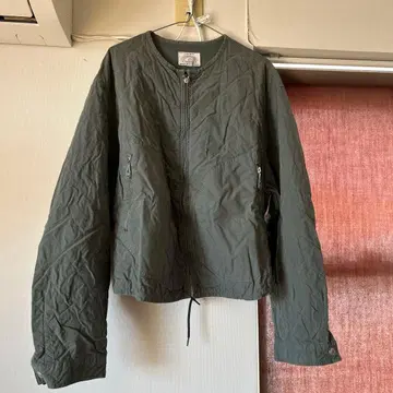 Armani Jeans 다크 그린 퀼팅 자켓 50