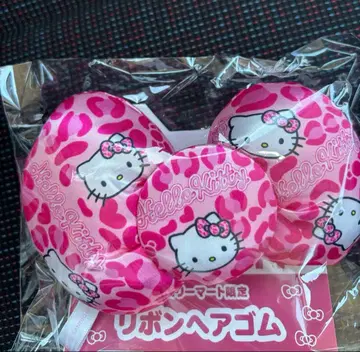 헬로키티 리본 머리끈 핑크 A 훼미리마트