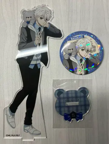 나기 세이시로 아크릴 스탠드 캔 배지 1개 세트