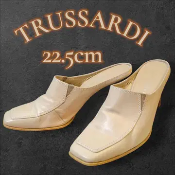 새상품급 뮬 화이트 베이지 하이힐 펌프스