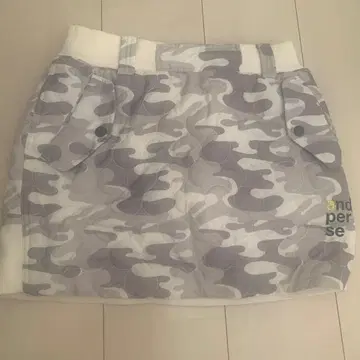 카모 패턴 여성용 골프 스커트 리버서블