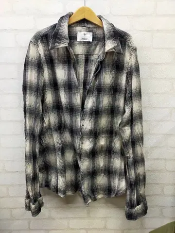 junhashimoto x ATTACHMENT 링크 체크 셔츠