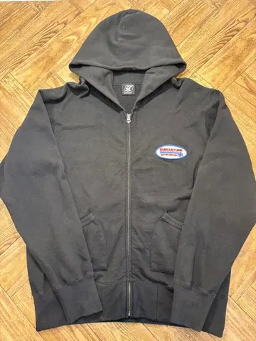 서브컬처 SC 맨투맨 집업 후드티 블랙 03