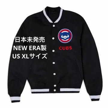 NEW ERA 제 MLB 시카고 컵스 바시티 자켓 블랙