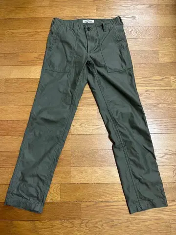 FOB FACTORY 워크 팬츠 올리브 그린 사이즈 1