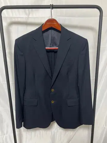 랄프 로렌 퍼플 라벨 싱글 블레이저 골드 버튼