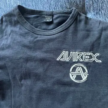 빈티지 AVIREX 블랙 긴팔 티셔츠 트레이닝복