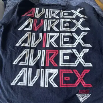 빈티지 AVIREX 블랙 긴팔 티셔츠 트레이닝복