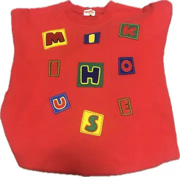 MIKIHOUSE 알파벳 자수 트레이닝복 레드