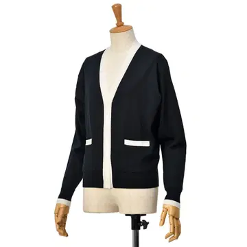 JOHN SMEDLEY 존스메들리 울 가디건 바이컬러