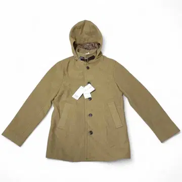 BEAMS HEART 후디드 멜톤 코트 카멜 택 포함 새상품