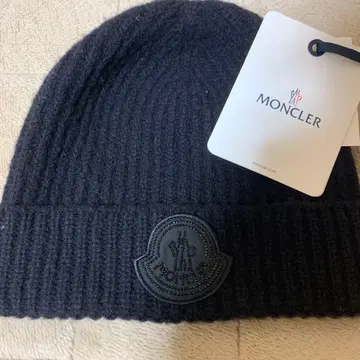 MONCLER 블랙 니트 모자