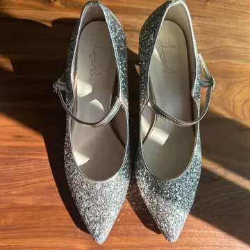 라우나레아 7cm 힐 스틸레토 24cm 플라티나Z