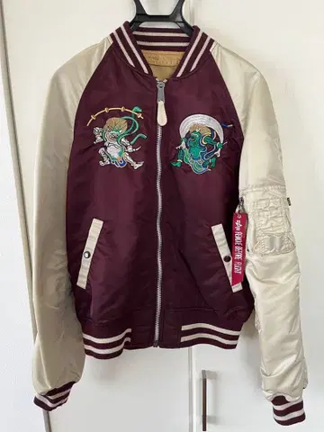 ALPHA INDUSTRIES 알파 MA-1 풍신뇌신 L 사이즈