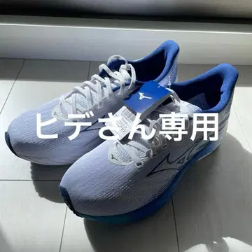 Mizuno 웨이브 라이더 27.5cm 화이트/블루