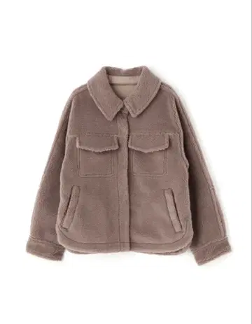 브라운 플리스 자켓 M 사이즈