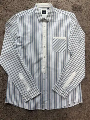 Hugo Boss 스트라이프 디자인 긴팔 셔츠