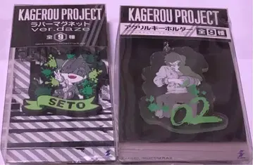 카게로우 프로젝트 아크릴 키링 러버 마그넷 캔뱃지 세트