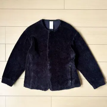 새상품급 So1:1 노카라 플리스 자켓 F 네이비