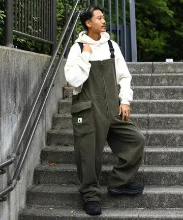 새상품 CAPTAIN STAG x FREAK'S STORE 별주 오버롤