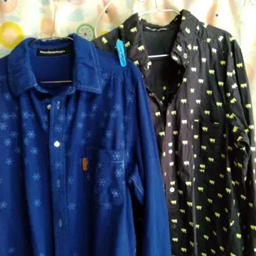 mercibeaucoup! 네이비 꽃무늬 긴팔 셔츠 외