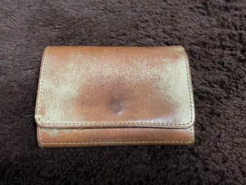 츠치야 가방 제조소 [한정품] 골드 클러치 퍼스 접이식 지갑