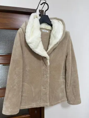 애프터눈 티 플리스 자켓 베이지