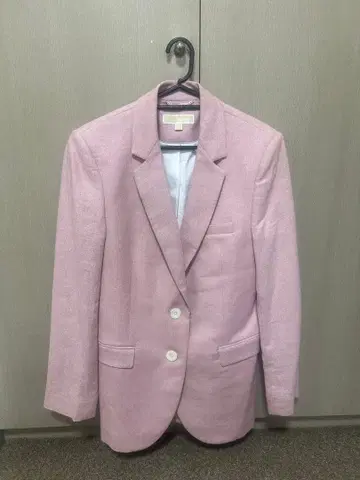MICHAEL KORS 핑크 테일러드 자켓 사이즈 4
