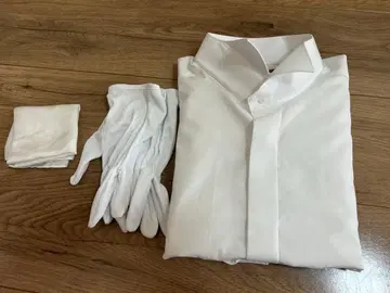 턱시도용 셔츠 그로브 치프 세트