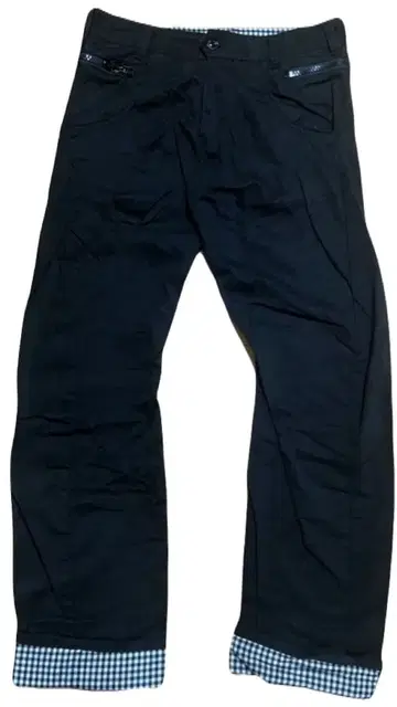 블랙 캐주얼 팬츠