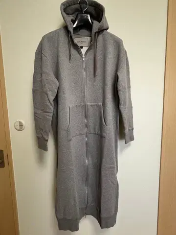 Casely-Hayford 더블 지퍼 그레이 롱 후드티 S