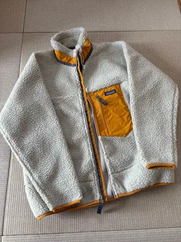 새상품급 Patagonia 플리스 자켓 리버서블 그레이/오렌지