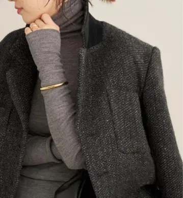 리아암 미니 트위드 자켓 36