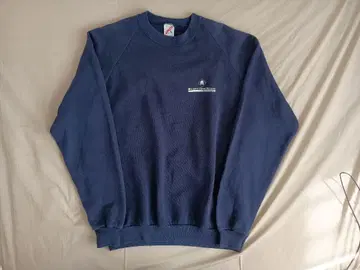 80s 90s USA제 JERZEES 래글런 맨투맨 네이비