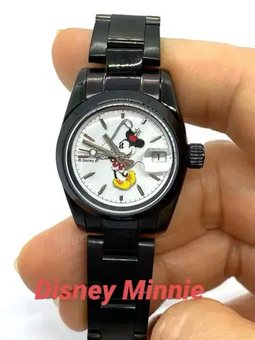 Disney 미니 마우스 골프 디자인 손목시계 블랙