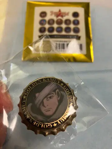 골든 카무이 삿포로 맥주 공장편 시크릿 왕관 캔뱃지 오가타 햐쿠노스케