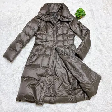 새상품급 23구 다운 코트 미들 기장 여성용 더블 지퍼 M