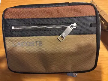 LACOSTE 숄더백 브라운/베이지/블랙