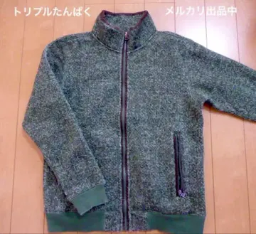 AIGLE 그린 계열 플리스 자켓 S 보풀 풀 집업