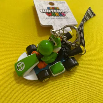 유니버설 스튜디오 재팬 마리오 카트 키체인 [요시]