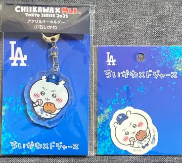 치이카와 MLB 아크릴 키링 다이컷 스티커 2종 세트